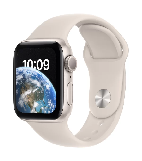 Apple Watch SE GPS 40mm Starlight Aluminium Case with Starlight Sport
