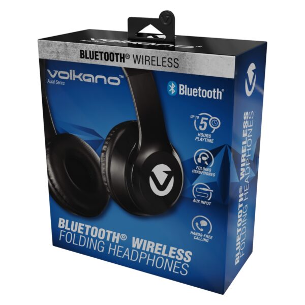 Volkano Wireless Bluetooth Headphones - Phonic Series - Blue