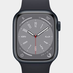 Apple Series 8 GPS + Cellular 41mm Midnight Aluminium Case with Midnight Sport Band - Regular Smartwatch