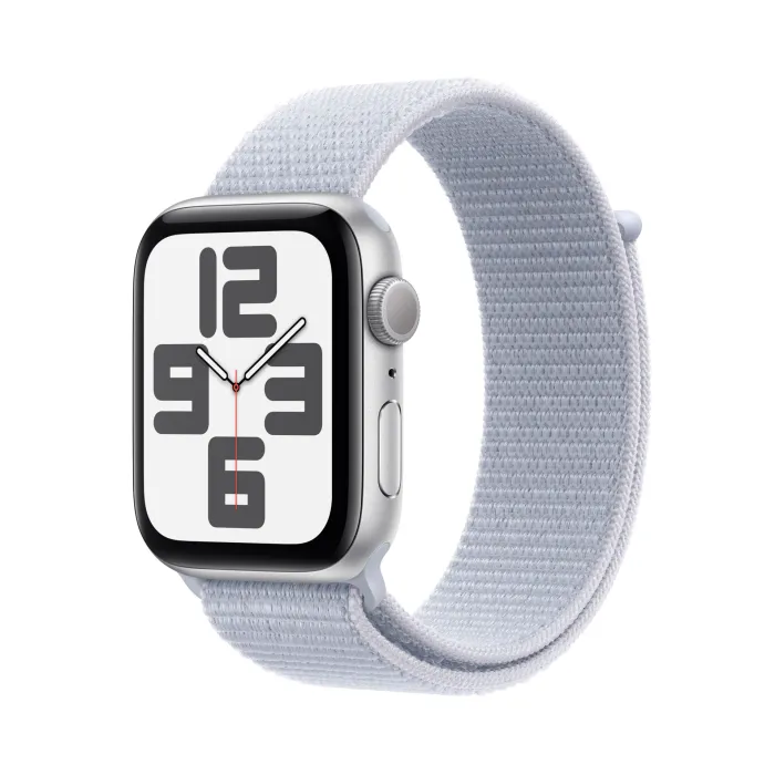 Apple Watch SE GPS + Cell 40mm Silver Al Case with Denim SB S/M