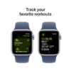 Apple Watch SE GPS + Cell 40mm Silver Al Case with Denim SB S/M