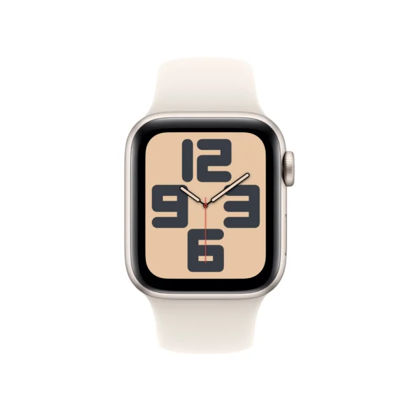 Apple Watch SE GPS 40mm Starlight Alu Case with Starlight Sport Band M/L